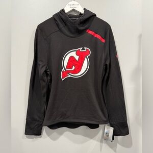Fanatics Authentic Pro "Devils Rinkside" Pullover Hoodie -New Jersey Devils/M
